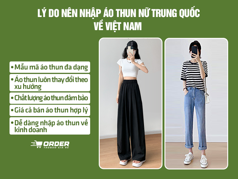 áo thun nữ Trung Quốc