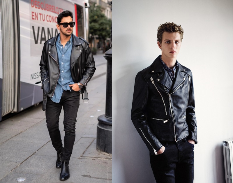 Áo da nam Trung Quốc