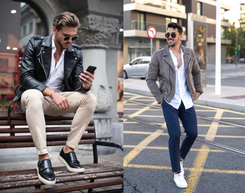 Áo da nam Trung Quốc