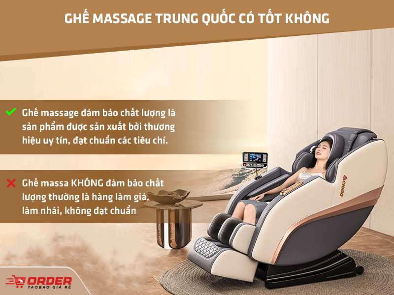 ghế massage Trung Quốc