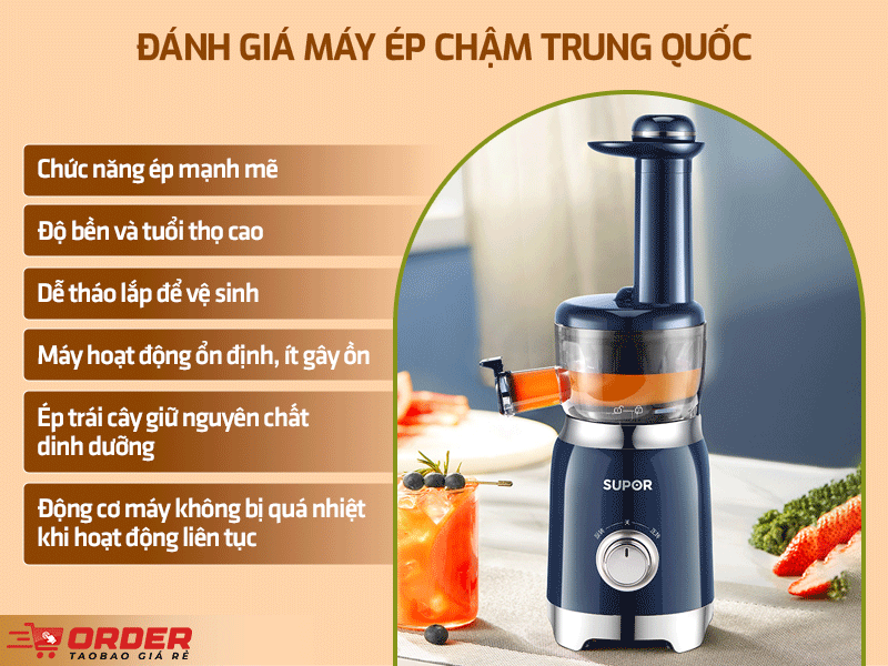 máy ép chậm Trung Quốc
