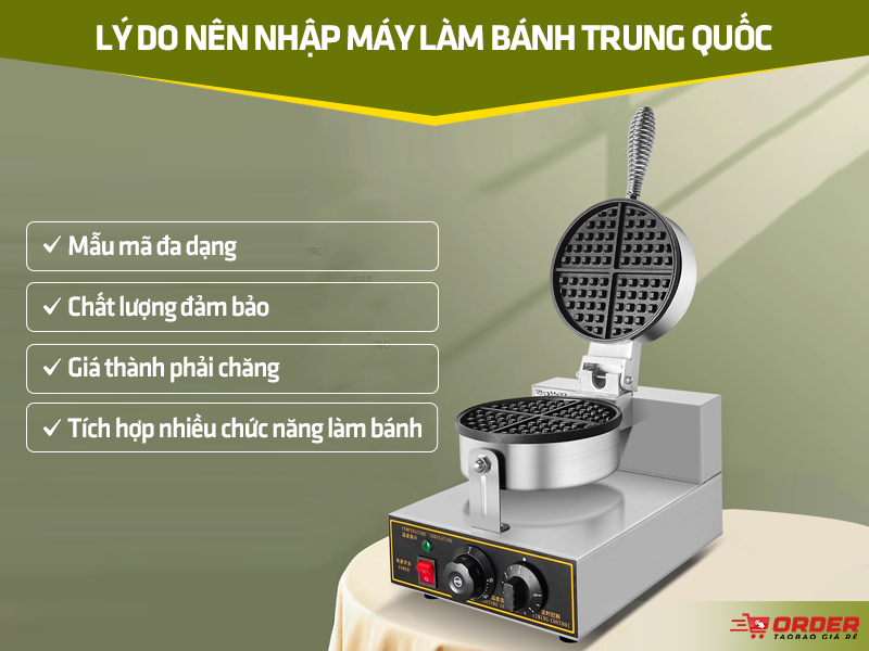 máy làm bánh Trung Quốc