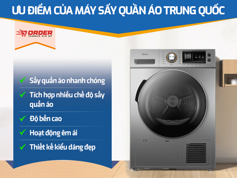 Máy sấy quần áo Trung Quốc