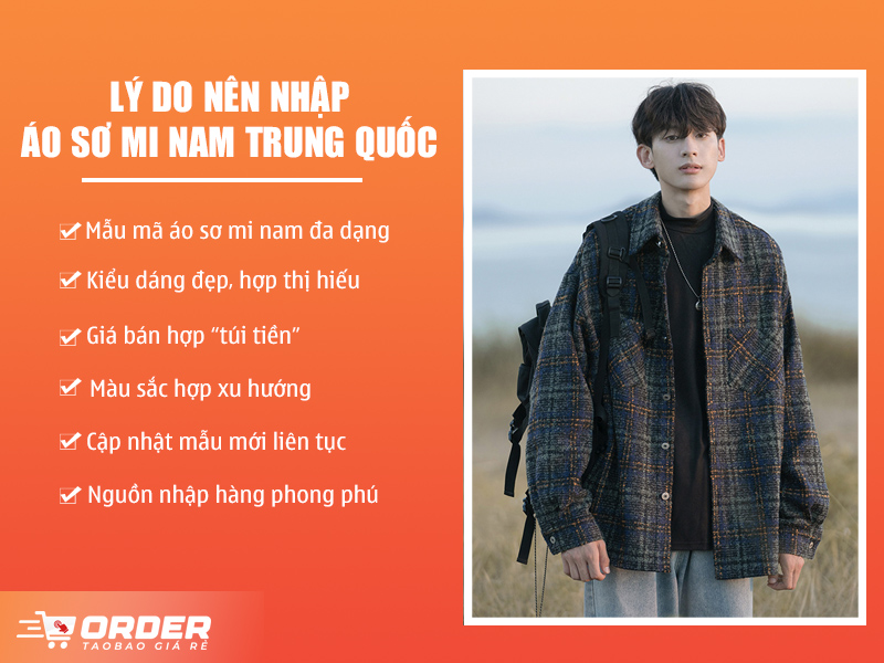 áo sơ mi nam Trung Quốc