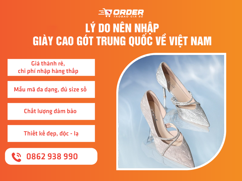 Giày cao gót Trung Quốc