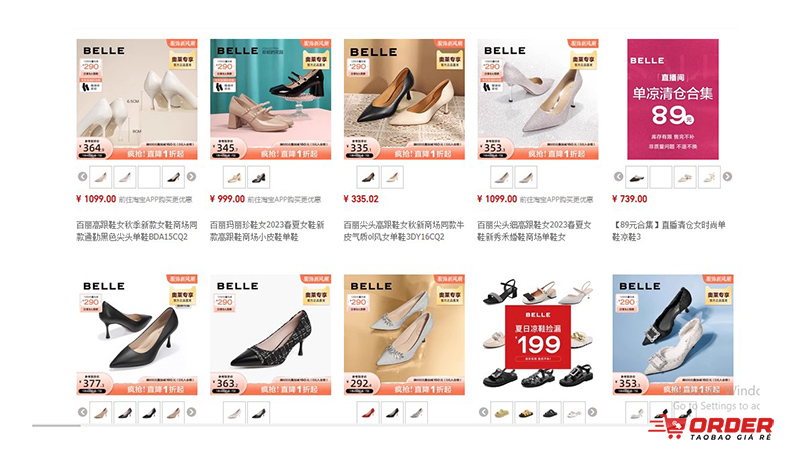 Giày cao gót Trung Quốc