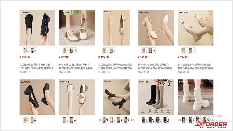 Giày cao gót Trung Quốc