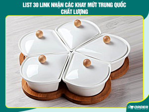 khay mứt Trung Quốc