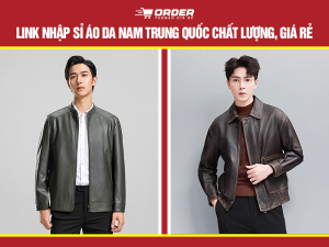 áo da nam Trung Quốc