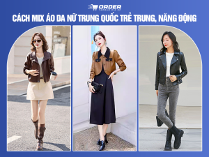 áo da nữ Trung Quốc