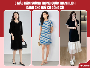 đầm suông Trung Quốc