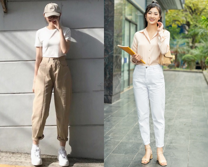 Quần kaki nữ Trung Quốc