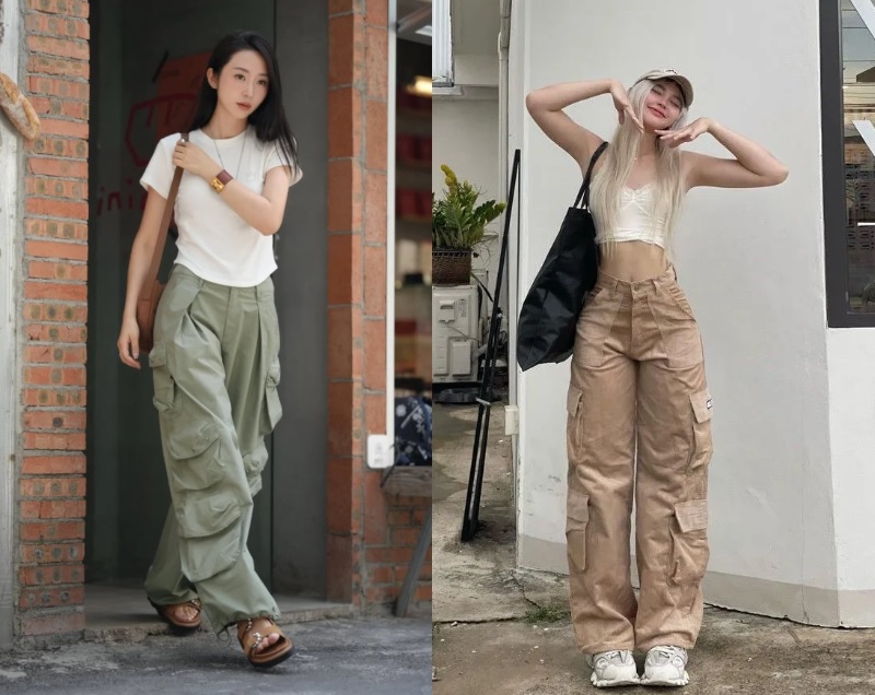 Quần kaki nữ Trung Quốc