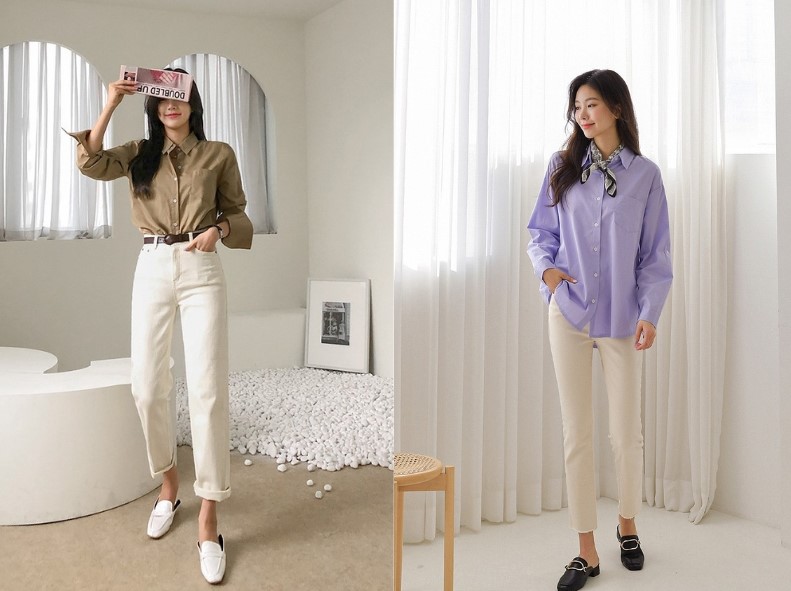 Quần kaki nữ Trung Quốc