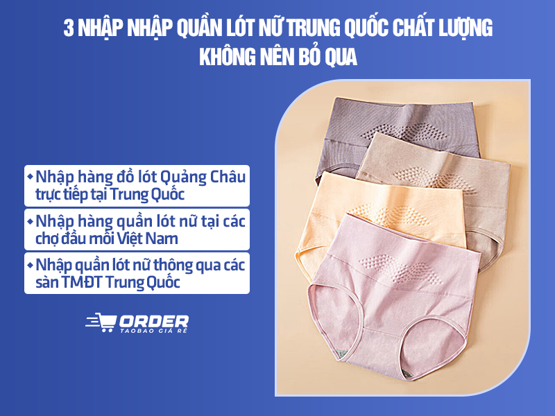 quần lót nữ Trung Quốc