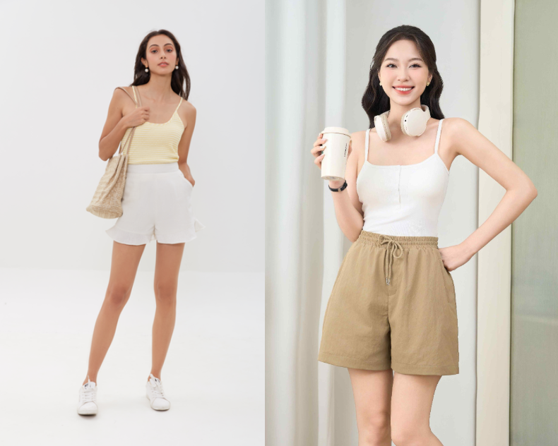 Quần short Trung Quốc