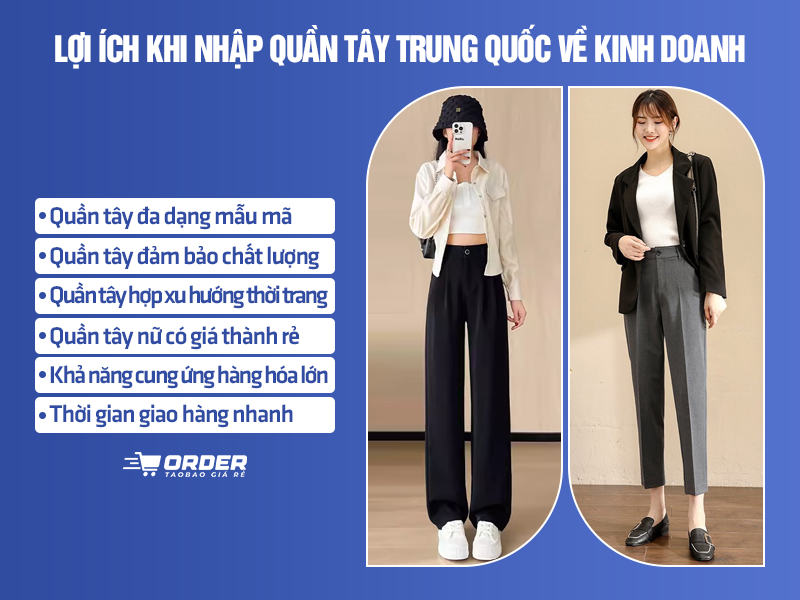 quần tây Trung Quốc