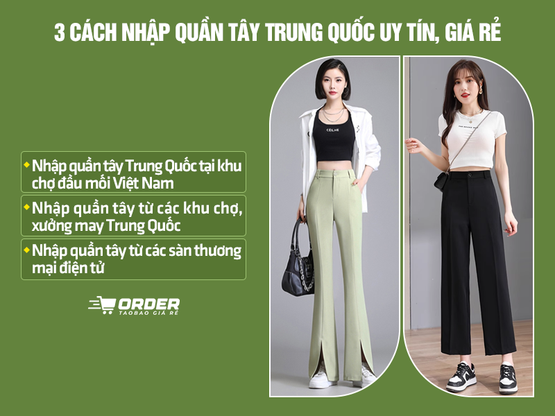 quần tây Trung Quốc