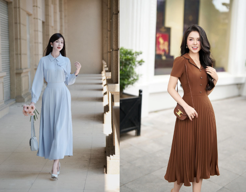 váy công sở Trung Quốc