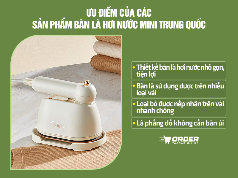 bàn là hơi nước mini Trung Quốc