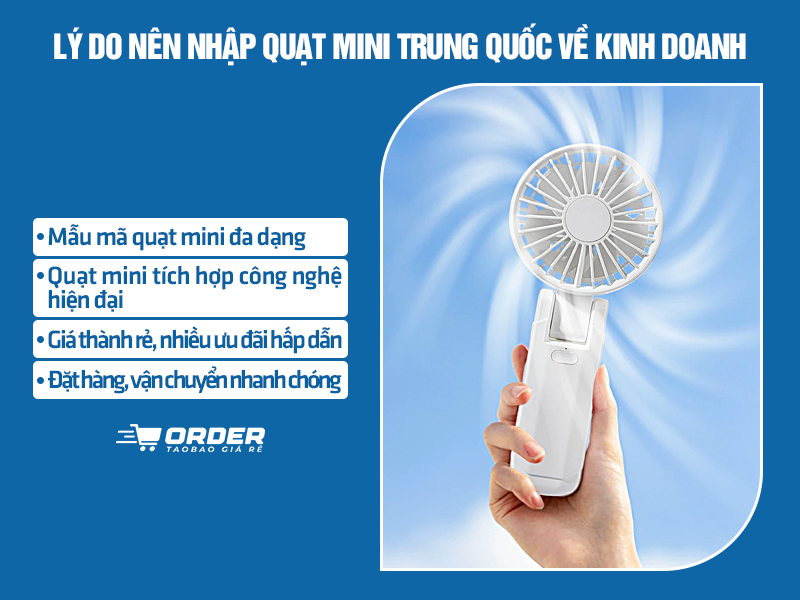 quạt mini Trung Quốc