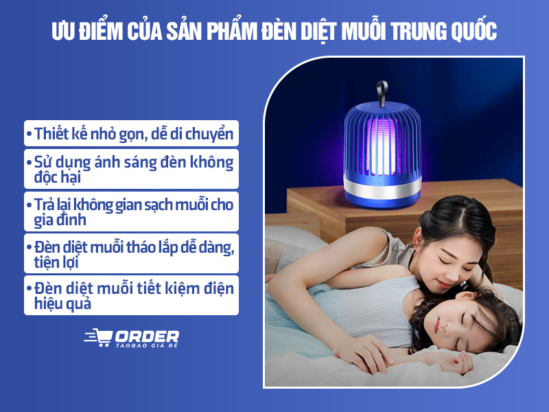 đèn diệt muỗi Trung Quốc