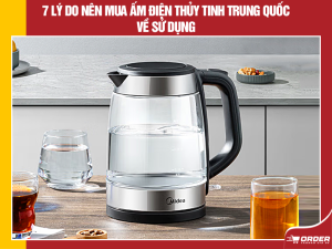 ấm điện thủy tinh Trung Quốc