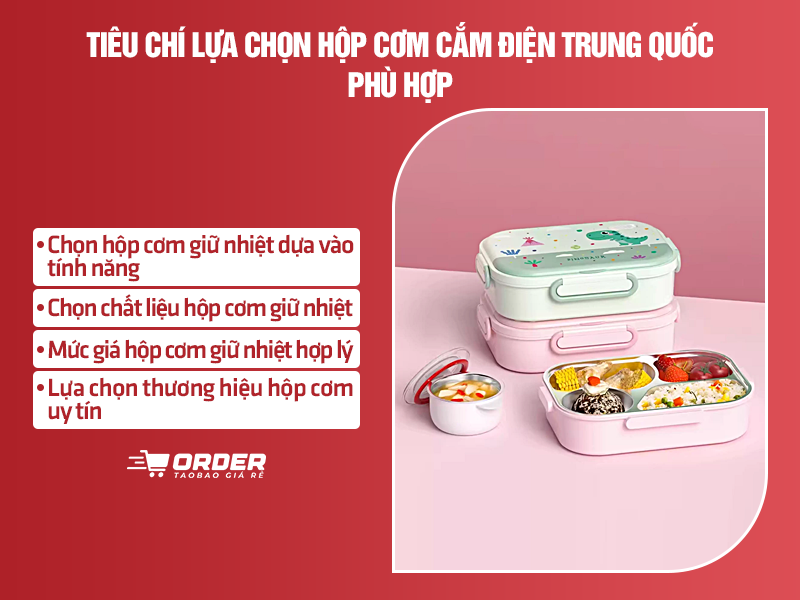 hộp cơm giữ nhiệt Trung Quốc