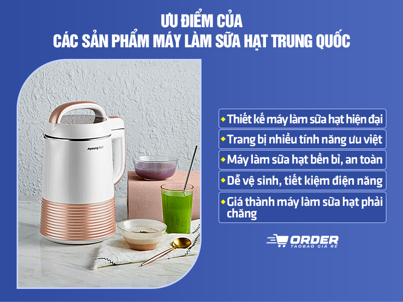 máy làm sữa hạt Trung Quốc