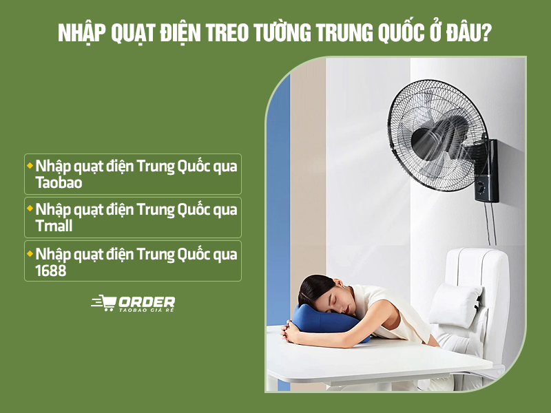 quạt điện treo tường Trung Quốc
