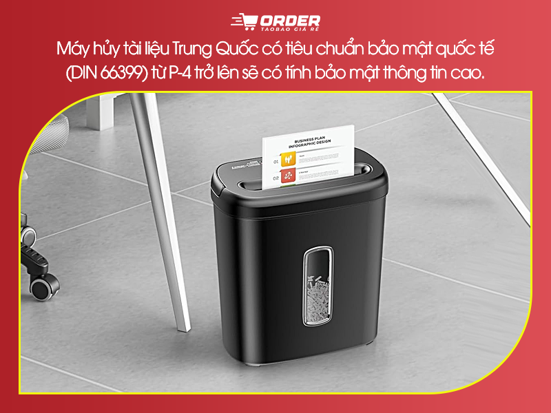 Máy hủy tài liệu Trung Quốc