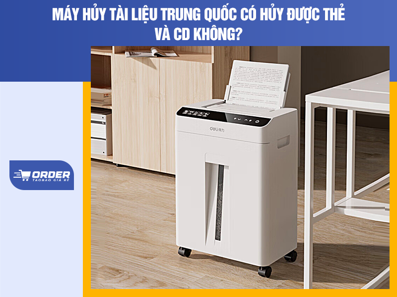Máy hủy tài liệu Trung Quốc